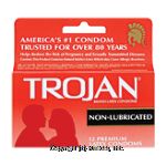 Trojan Condoms Non-Lubricated Center Front Picture