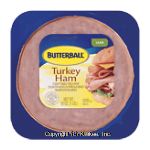 Butterball  turkey ham sliced Center Front Picture