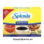 Splenda  no calorie sweetener, 100 individual packets, made from sugar, tastes like sugar Center Front Picture