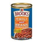 Brooks Chili Beans Hot In Chili Sauce Center Front Picture