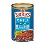 Brooks  mild chili beans in chili sauce Center Front Picture