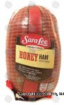 Sara Lee  honey ham, price per pound Center Front Picture