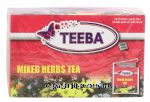 Teeba  mixed herbs tea, tea bags Center Front Picture