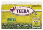 Teeba  anise herbal tea, sachets Center Front Picture