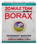 20 Mule Team Borax  detergent booster & multi-purpose household cleaner, removes stains, neutralizes odors Center Front Picture