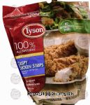 Tyson  fully cooked crispy chicken strips Center Front Picture