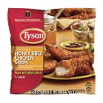 Tyson  fully cooked honey bbq chicken strips Center Front Picture