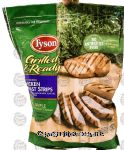 Tyson Grilled & Ready fully cooked chicken breast strips Center Front Picture