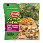 Tyson Grilled & Ready oven roasted diced chicken breast Center Front Picture