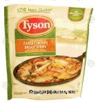 Tyson  fajita chicken breast strips, fully cooked Center Front Picture