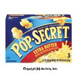 Pop-secret  extra butter microwave popcorn, 3 3.2-oz bags Center Front Picture