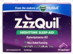 Vicks ZzzQuil nighttime sleep-aid, liquicaps Center Front Picture