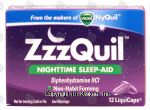 Vicks ZzzQuil nighttime sleep-aid, liquicaps Center Front Picture