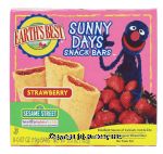 Earth's Best  sunny days snack bars, strawberry Center Front Picture