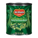 Del Monte  fancy cut green beans Center Front Picture