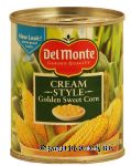 Del Monte  golden sweet corn cream style Center Front Picture