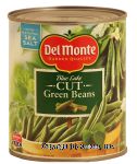 Del Monte  cut green beans blue lake Center Front Picture