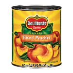 Del Monte California sliced peaches yellow cling peaches in light syrup Center Front Picture