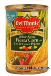 Del Monte Fiesta Corn Whole Kernel w/Red & Green Peppers Center Front Picture