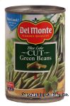 Del Monte Green Beans Cut Blue Lake Center Front Picture