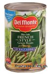 Del Monte  no salt french style green beans Center Front Picture