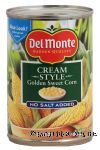 Del Monte  no salt added sweet corn, cream style Center Front Picture