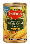 Del Monte Corn Whole Kernel Golden Sweet Center Front Picture