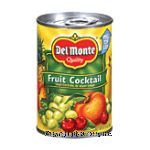 Del Monte Fruit Cocktail In Heavy Syrup Center Front Picture