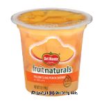 Del Monte fruit naturals yellow cling peach chunks in extra light syrup Center Front Picture