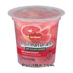 Del Monte fruit naturals red grapefruit in sweetened water, no sugar added Center Front Picture