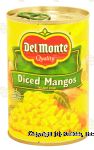 Del Monte  diced mangos in light syrup Center Front Picture