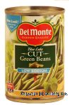 Del Monte  blue lake cut green beans, low sodium Center Front Picture