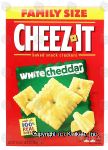 Sunshine Cheez-It white cheddar baked snack cheddar, family size Center Front Picture