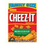 Cheez-it  reduced fat original cheddar baked snack crackers Center Front Picture