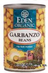 Eden Organic garbanzo beans no salt added Center Front Picture