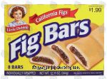 Little Debbie  original recipe fig bars made with real fruit, individually wrapped, 8 bars Center Front Picture