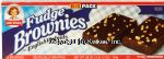 Little Debbie  12 fudge brownies sprinkled with chopped nuts, individually wrapped Center Front Picture