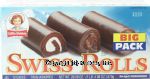 Little Debbie Swiss Rolls twin-wrapped snack cakes, 12-cakes, Big Pack Center Front Picture