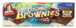 Little Debbie  12 cosmic brownies with chocolate chip candy, individually wrapped Center Front Picture