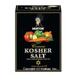 Morton  coarse kosher salt Center Front Picture