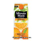 Minute Maid Premium original, 100% orange juice from concentrate, low pulp Center Front Picture