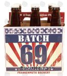 Frankenmuth Brewery Batch 69 american ipa, 12-fl. oz., 6.9% alc. by vol. Center Front Picture