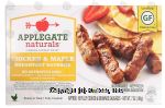 Applegate naturals gluten free chicken & maple breakfast sausage, 10 fully cooked & browned sausages Center Front Picture