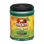 Folgers Simply Smooth decaf ground coffee, medium roast, makes up to 90 6 fl oz cups Center Front Picture