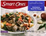 Weight Watchers Smart Ones homestyle beef pot roast with carrots, onions, potatoes, green beans, & gravy Center Front Picture