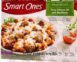 Weight Watchers Smart Ones three cheese ziti marinara with meatballs, topped w/part-skim mozzarella, monterey jack and parmesan Center Front Picture