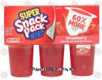 Snack Pack Super strawberry juicy gels, 6-count Center Front Picture