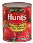 Hunt's  whole peeled plum tomatoes Center Front Picture