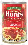 Hunt's Premium meal flavored pasta sauce Center Front Picture