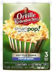 Orville Redenbacher's Smart Pop! kettle korn slightly sweet slightly salty, microwave popcorn, 94% fat free, 3-pk Center Front Picture